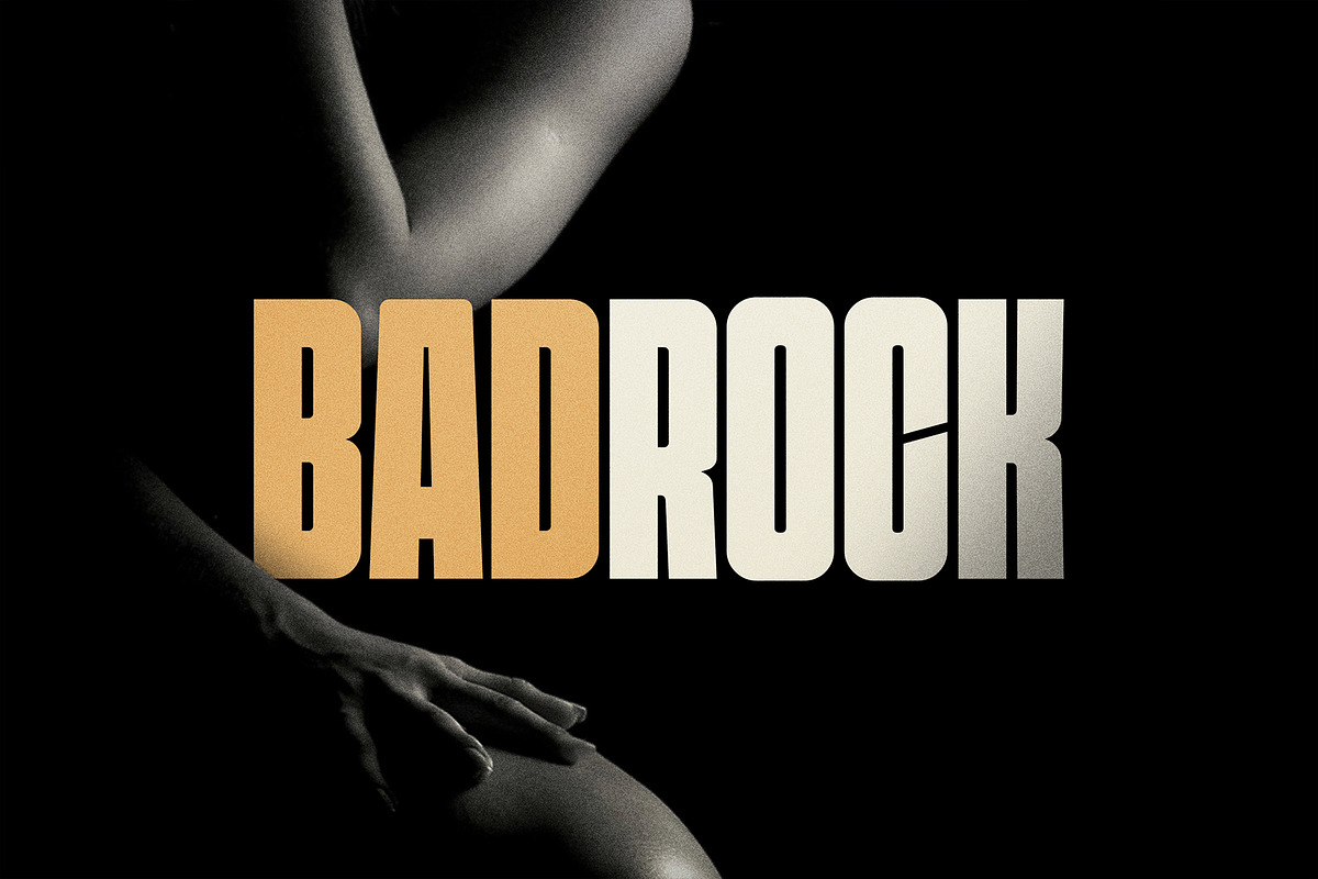 Badrock | Condensed Display Font, a Sans Serif Font by Ariya Works (Photo 8 of 9)