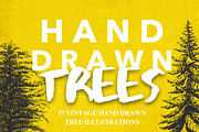 37 Vintage Tree Illustrations, an Object Graphic by AndrewPixel (Thumbnail 1 of 8)