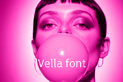 Vella font-Regular-0110-25, a Font by canve (Thumbnail 1 of 2)