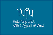Yuju font, a Script Font by Fonts & Printables (Thumbnail 1 of 3)