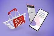 Pixel 6 Shopping Mockup, an Android Mockup by Qaleb Studio (Thumbnail 5 of 13)