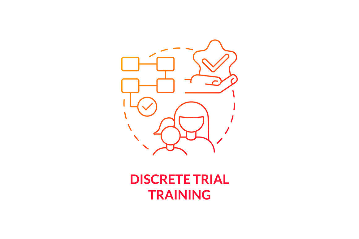 Discrete trial training concept icon, an Outline Icon by IMG Visuals