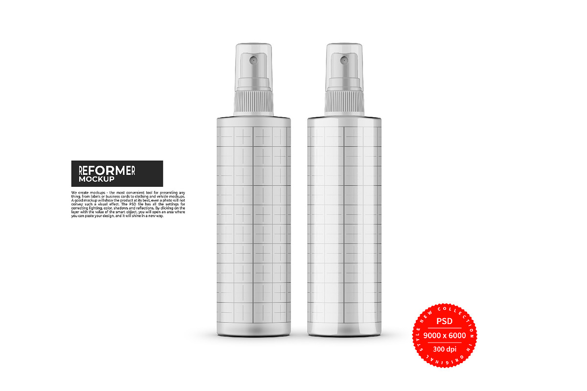 Clear Spray Bottle Mockup, a Product Mockup by Reformer Mockup (Photo 5 of 6)