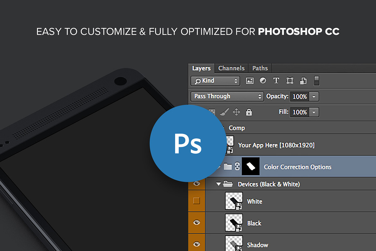 HTC One Template, a Templates & Theme by UI8 (Photo 3 of 4)