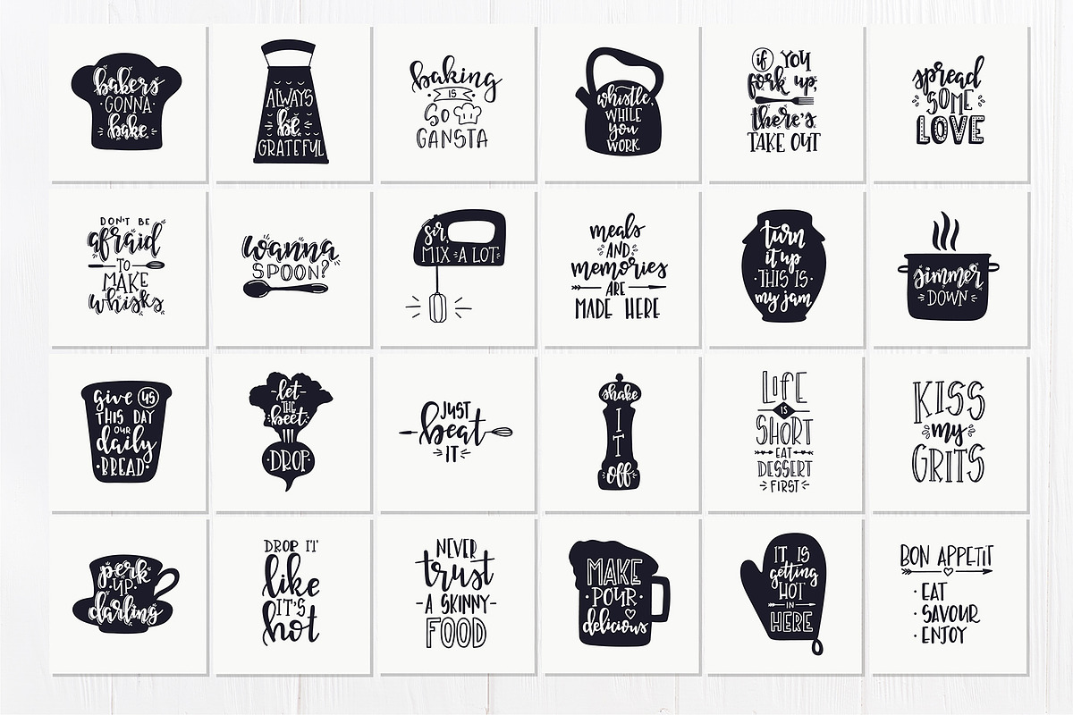 Kitchen SVG Bundle design set(part2), a Decorative Illustration by Tatti Graphic Studio (Photo 2 of 6)
