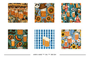 Oktoberfest Retro Art Style Designs, a Pattern Graphic by karenfoleyphoto (Thumbnail 6 of 8)