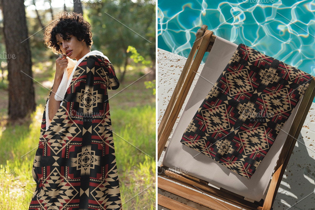 Elegant Native American Pattern, a Pattern Graphic by PPEthnicDecorPattern (Photo 6 of 10)