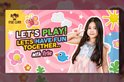 Kids Youtube Thumbnail, a Social Media Template by Aarley Kaiven (Thumbnail 2 of 3)