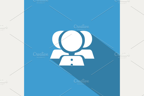 Flat Contacts icon preview 2