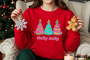 Colorful Holly Jolly Png, Christmas, an Illustration by DreamCafeArt (Thumbnail 2 of 4)