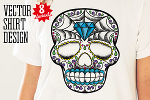 Calavera Vector Design