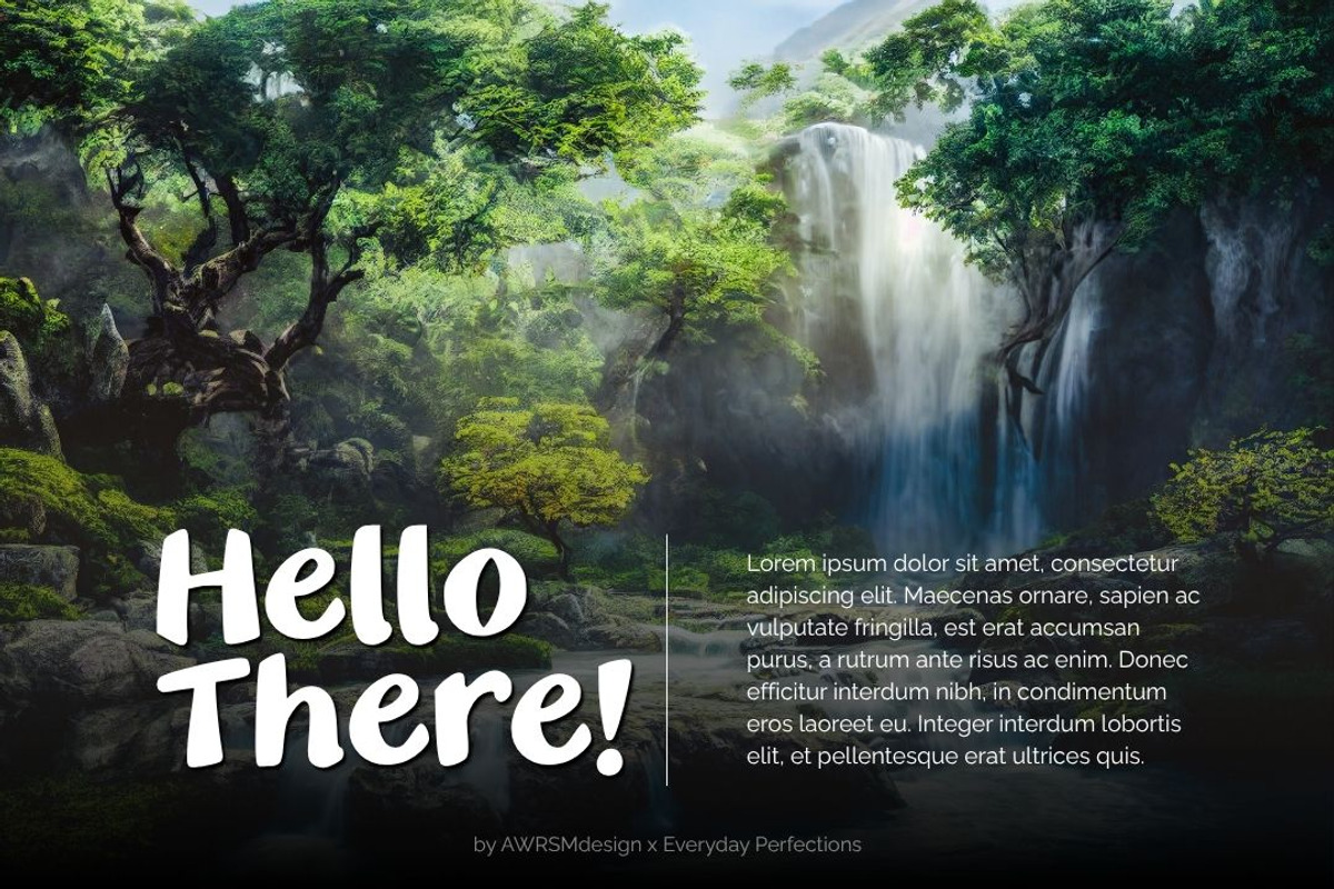 Braden | A Bold Decorative Font, a Sans Serif Font by Everyday Perfection (Photo 3 of 5)