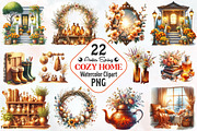 Amber Spring Cozy Home Cliparts, a Transportation Illustration by RobertsArt (Thumbnail 1 of 7)