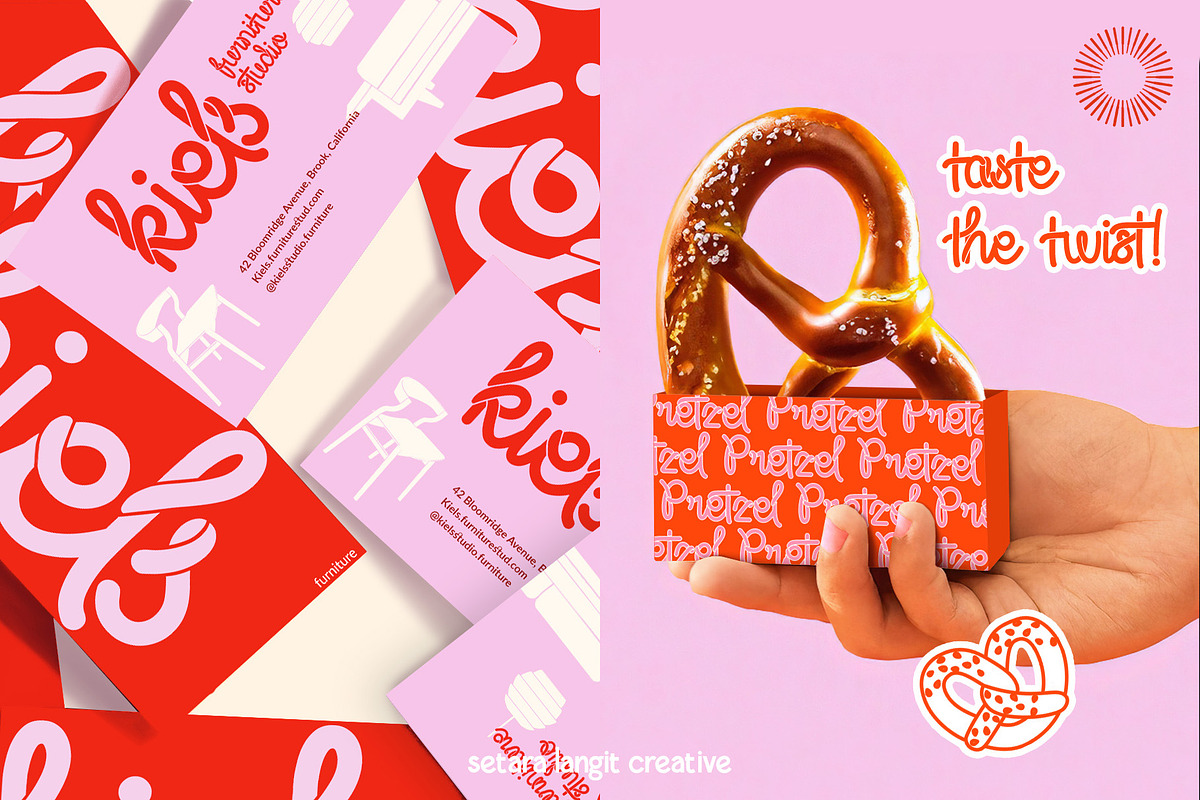 Skobie - Sweet and Bubbly, a Script Font by Setara Langit CreativeStd (Photo 2 of 9)