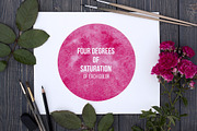Watercolor Circles. Textures, frames, a Texture Graphic by Olga Olmix (Thumbnail 5 of 6)