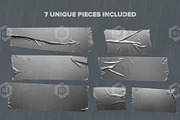 Isolated Gray Duct Tape [PSD], an Object Graphic by Block 81 (Thumbnail 4 of 4)