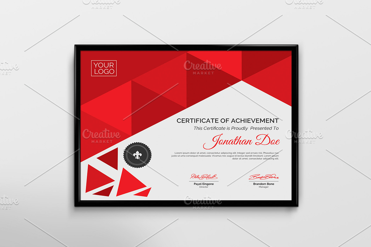 Abstract Certificate, a Stationery Template by Cristal Pioneer (Photo 2 of 5)