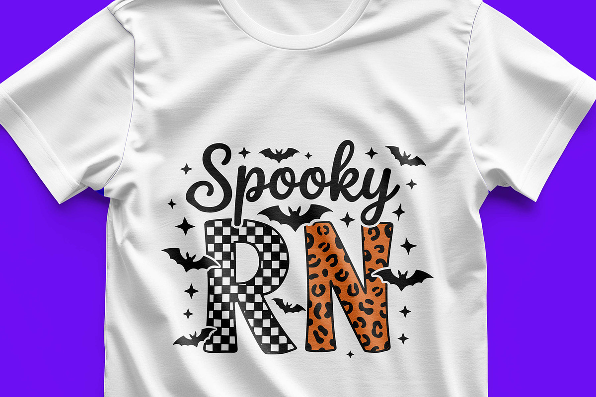 Retro Halloween Nurse T Shirt Design, a Seasonal Illustration by Unique Design Team (Photo 1 of 7)