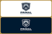 Aggressive Tiger in Shield Logo, a Templates & Theme by Suhandi (Thumbnail 3 of 4)
