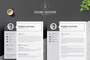2 Pages Resume Template / CV Design, a Resume Template by ResumeInventor (Thumbnail 2 of 5)
