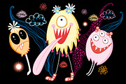 Funny colorful monsters, a Pattern Graphic by Tanor (Thumbnail 15 of 16)