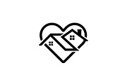 50 Home Love Heart House Icon Set Bu, an Illustration by Gaye Art (Thumbnail 8 of 51)