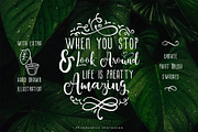 Alocasia-Trio Font Combination, a Script Font by Burntilldead (Thumbnail 3 of 17)