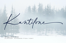 Kantilone - Elegant Handwritten Font