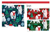 Christmas Bears Digital Paper, a Pattern Graphic by FINEAPPLE (Thumbnail 2 of 10)