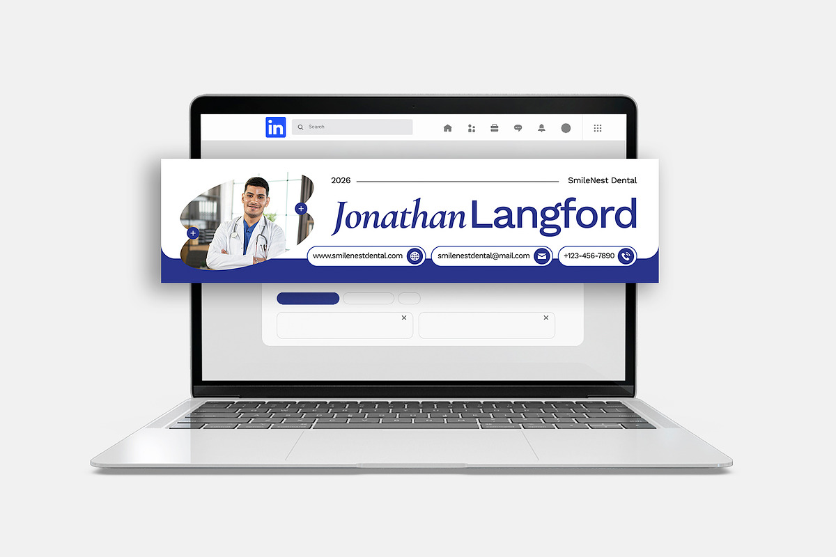 SmileNest Dental - Linkedin Banner preview 2