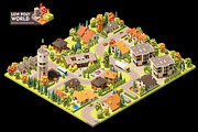 Vector isometric world map elements, an Object Illustration by tele52 (Thumbnail 12 of 39)