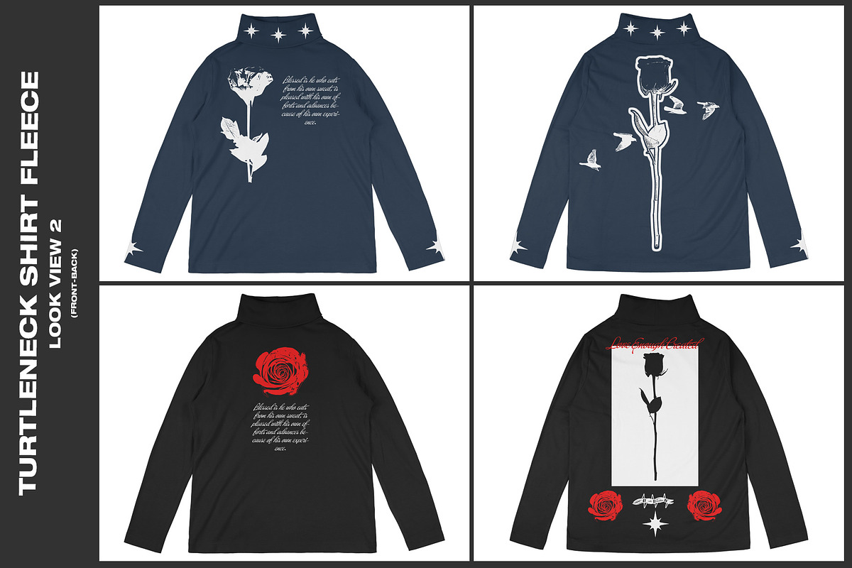 Turtleneck Shirt Fleece - Mockup, a Shirt Mockup by DaldSgh (Photo 6 of 12)