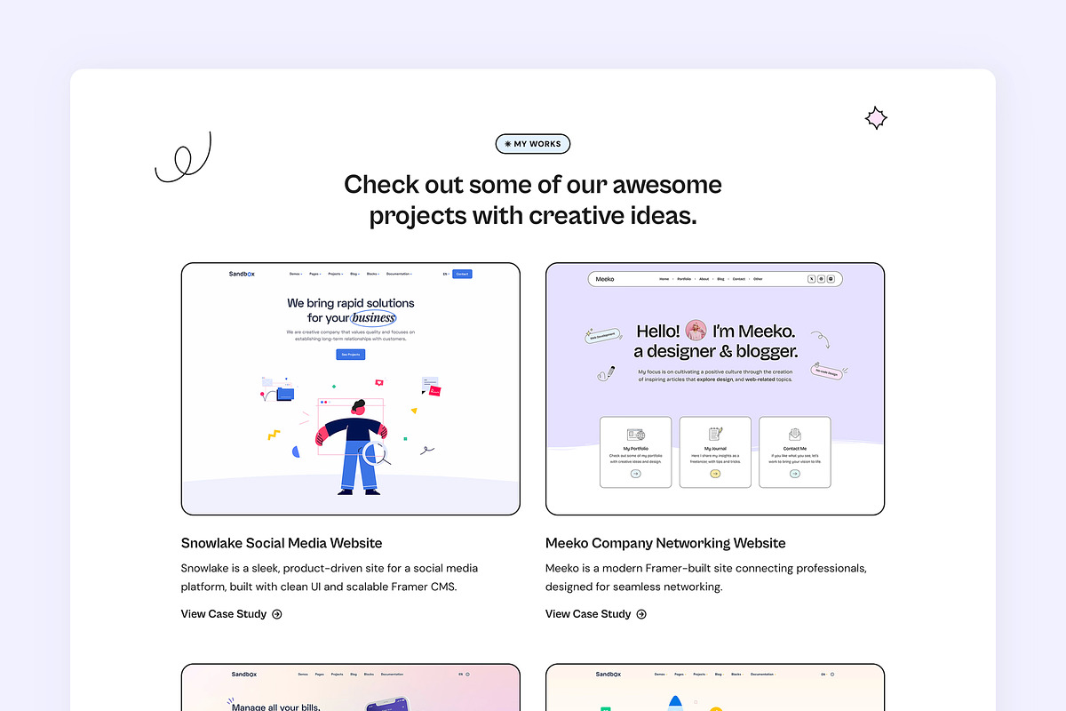 Meelo - Framer Template, a Landing Page Template by elemis (Photo 3 of 6)