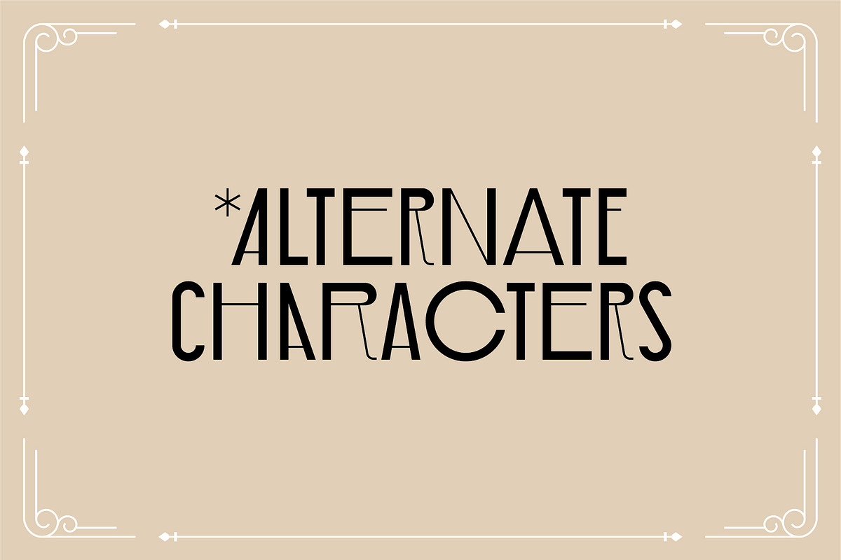 Lexington – Art Deco Display Font, a Sans Serif Font by Studio Aurora (Photo 4 of 9)