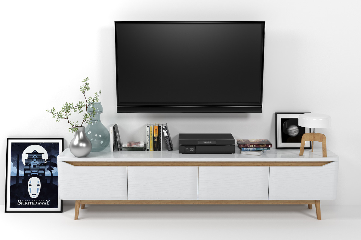 TV stand 1702, a Furniture 3D Model by inDahouze (Photo 1 of 9)