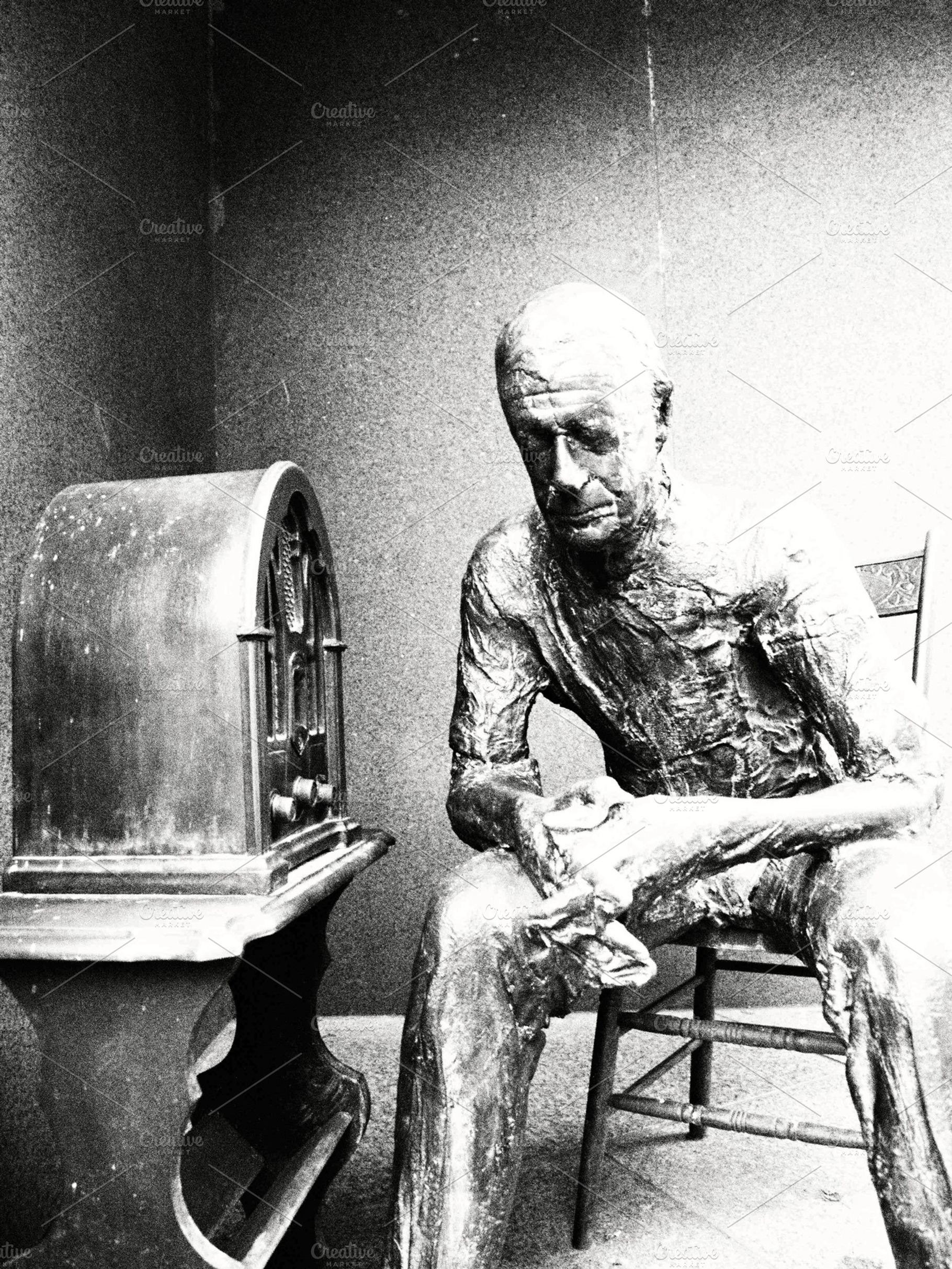 Old Man Statue