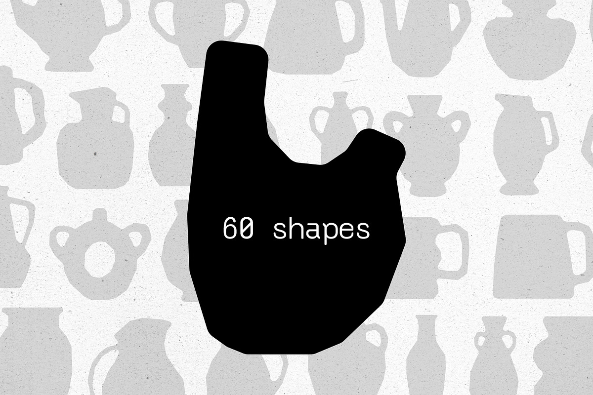 Modern Pottery Silhouettes, an Object Illustration by Tekuni (Photo 2 of 11)