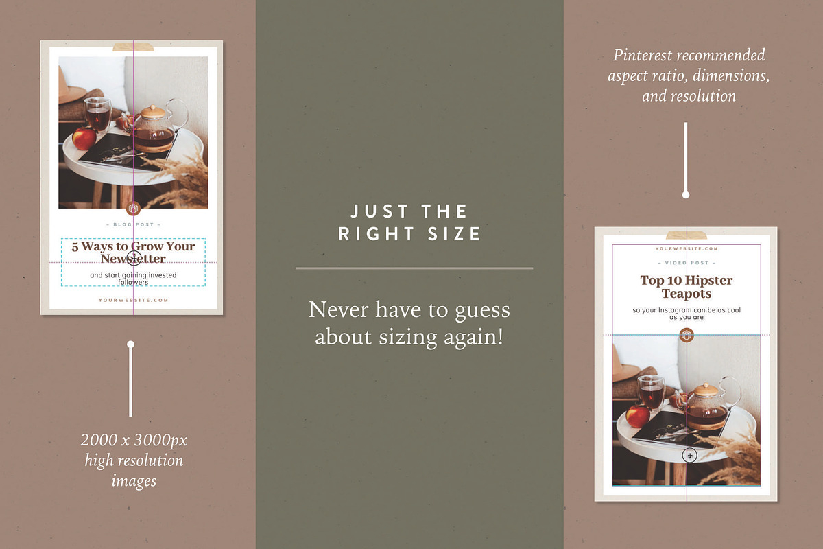 Pinterest Canva Templates | Sequoia, a Social Media Template by Doorpost Designs (Photo 5 of 8)