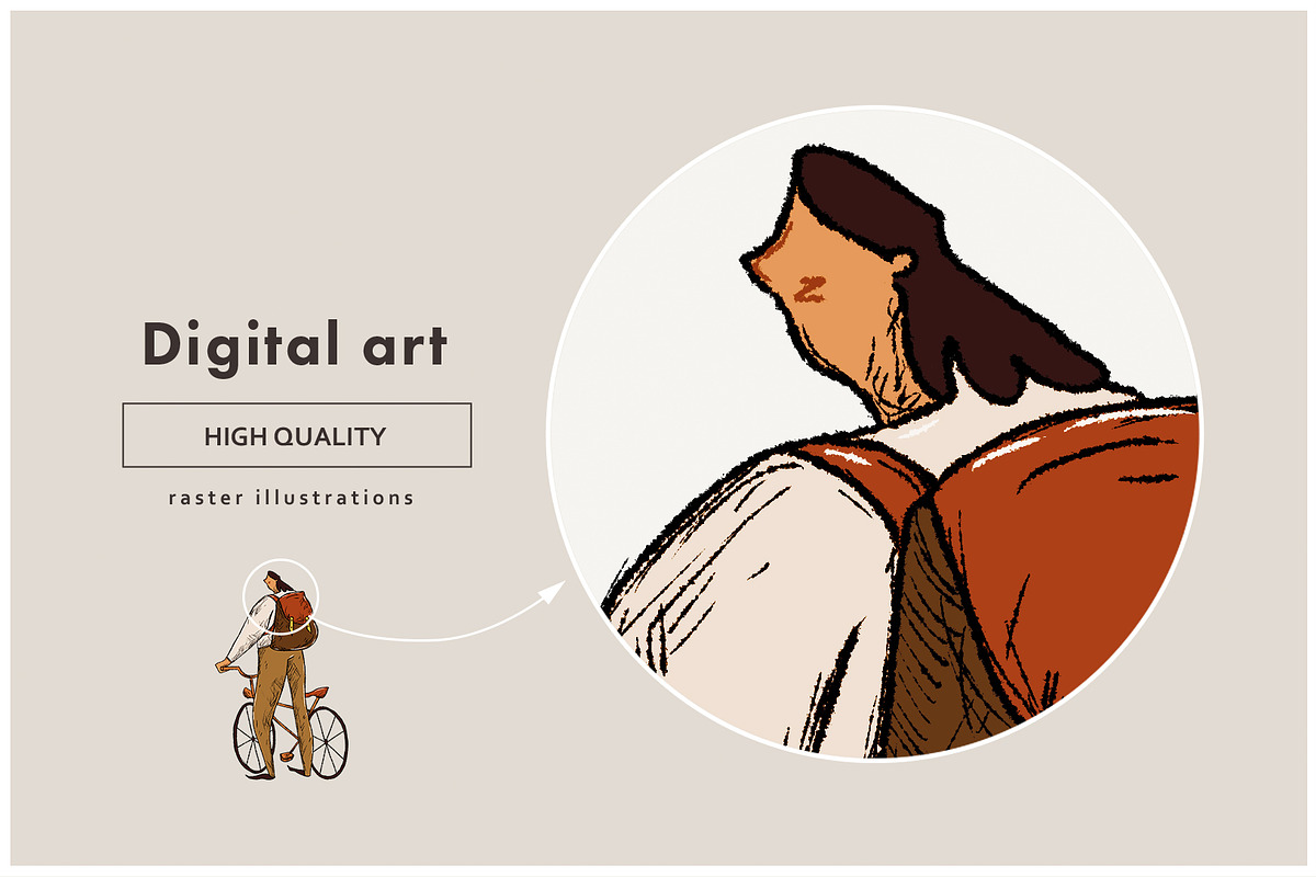 Slow Living & Outdoor Activities, a Person Illustration by Yeticrab (Photo 11 of 14)
