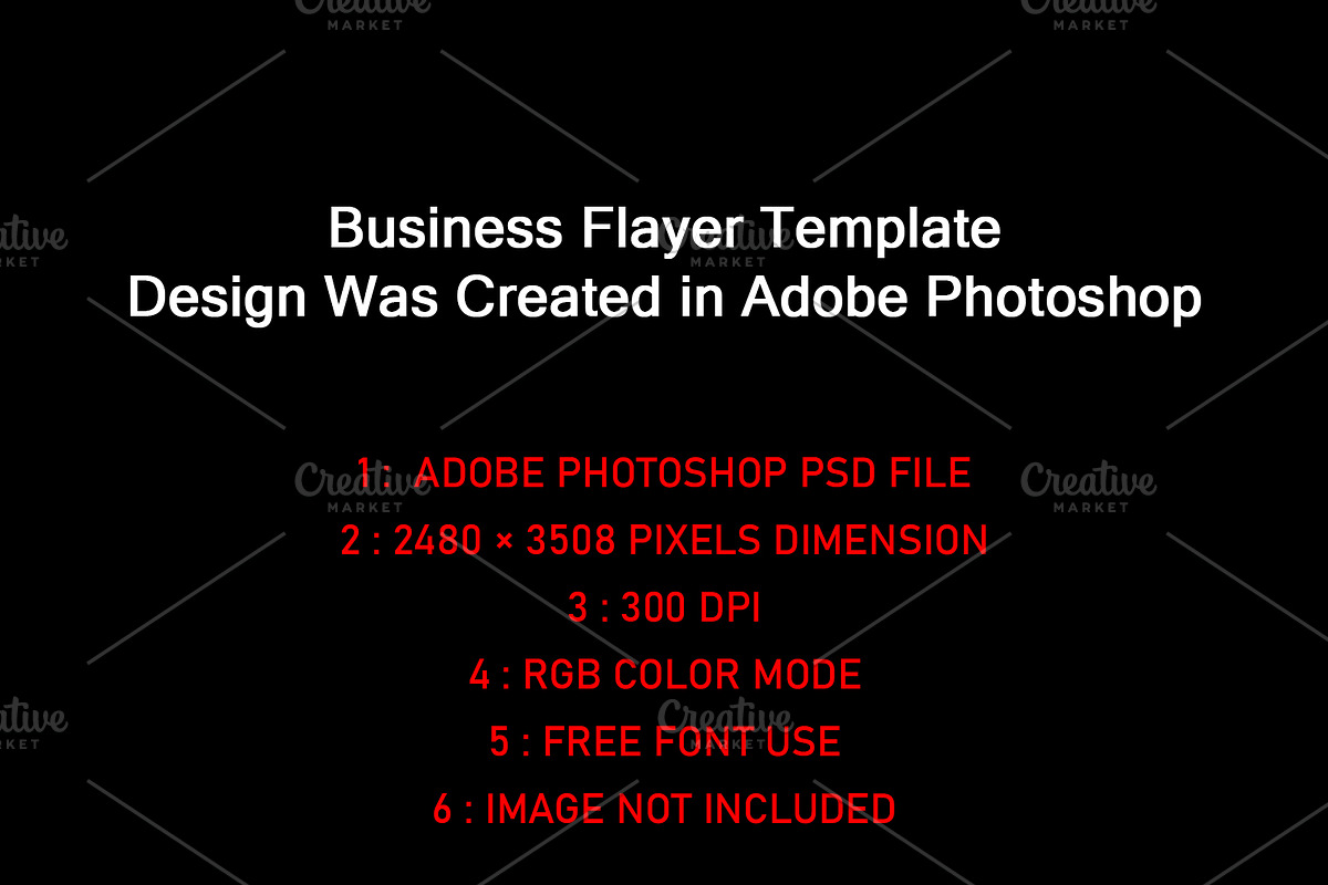 Business Flyer Template, a Flyer Template by As Studio (Photo 4 of 4)