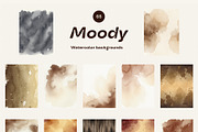 Moody Fall Watercolor & Doodles, an Object Graphic by divanovskaya_nv (Thumbnail 6 of 19)