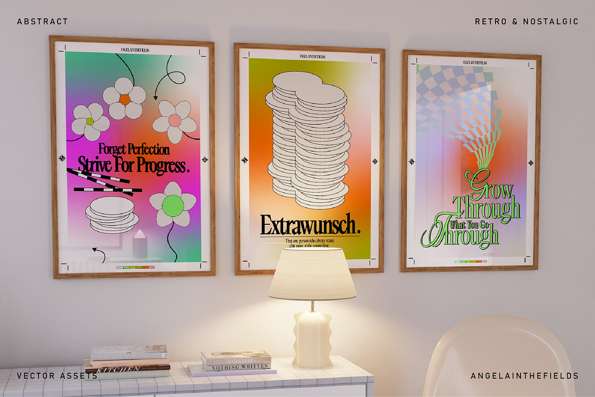 Postmodern Squiggle Vector Clipart, an Object Graphic by angelainthefields (Photo 8 of 12)
