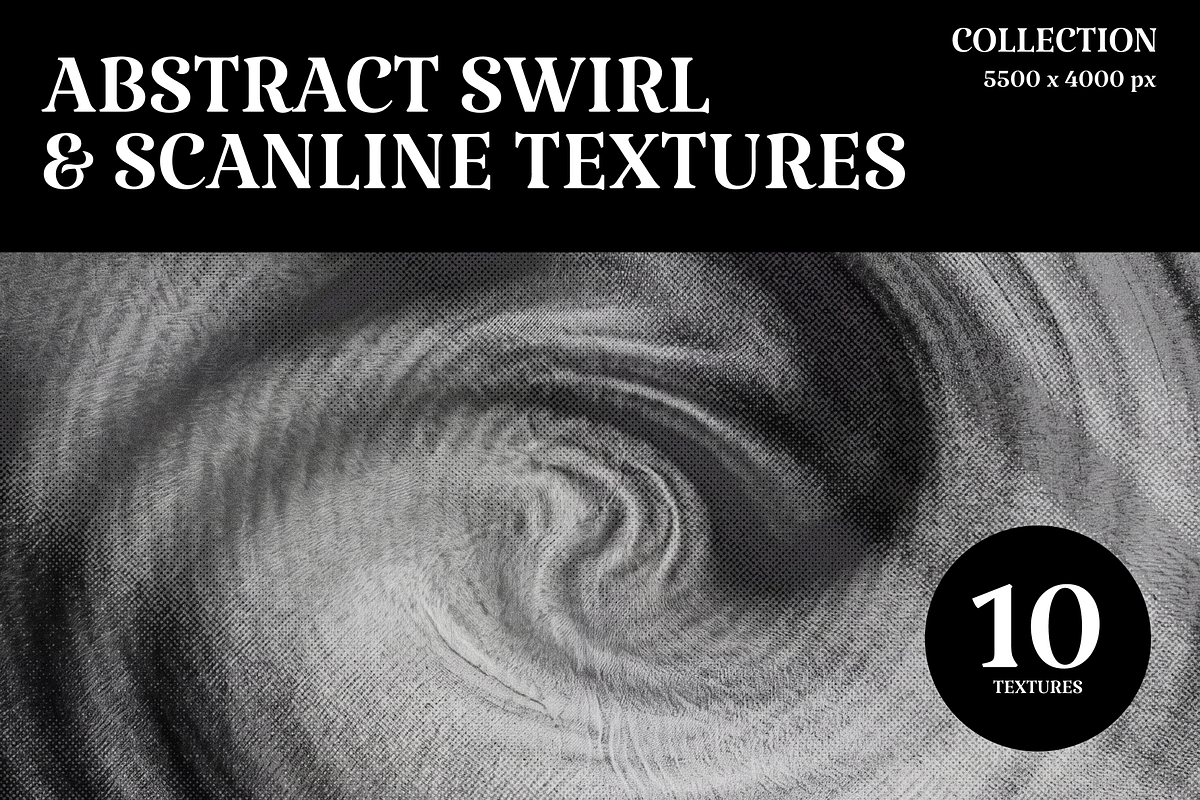 Abstract Swirl & Scanline Textures — 10 JPGs