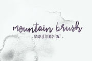 Mountain Brush Font, a Handwritten Font by plaidGecko (Thumbnail 1 of 7)