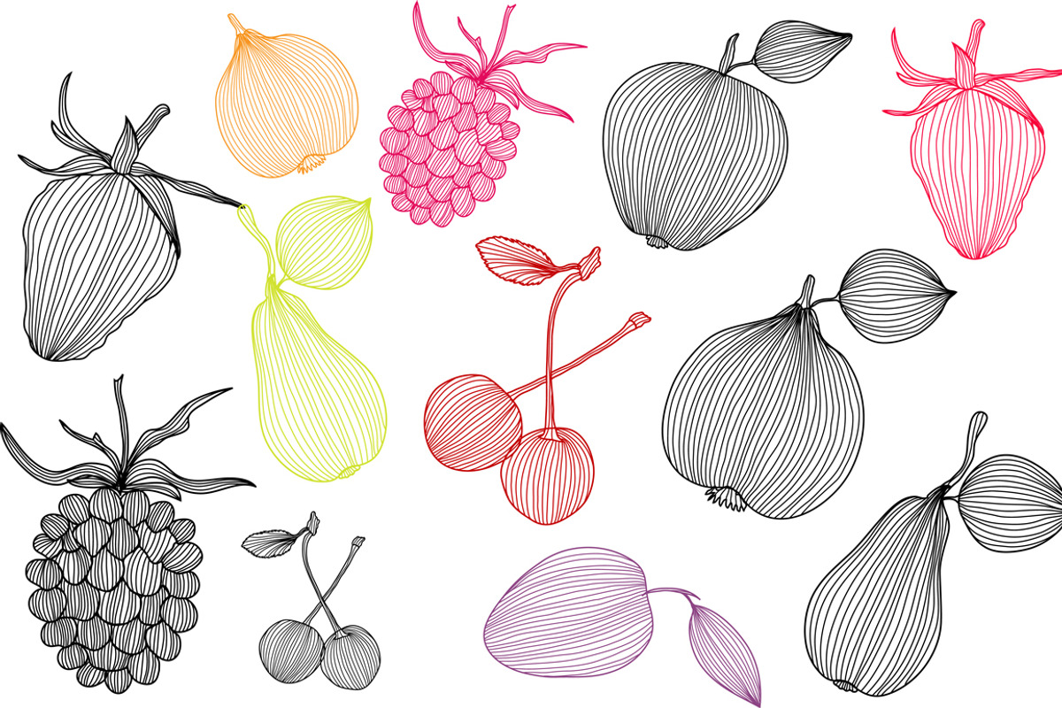 28 Fruit Seamless Patterns preview 3