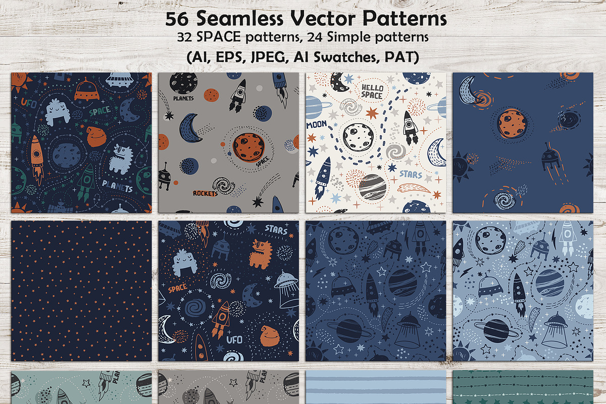 Patterns, brushes, graphic elements, a Pattern Graphic by SwetTS (Photo 2 of 16)