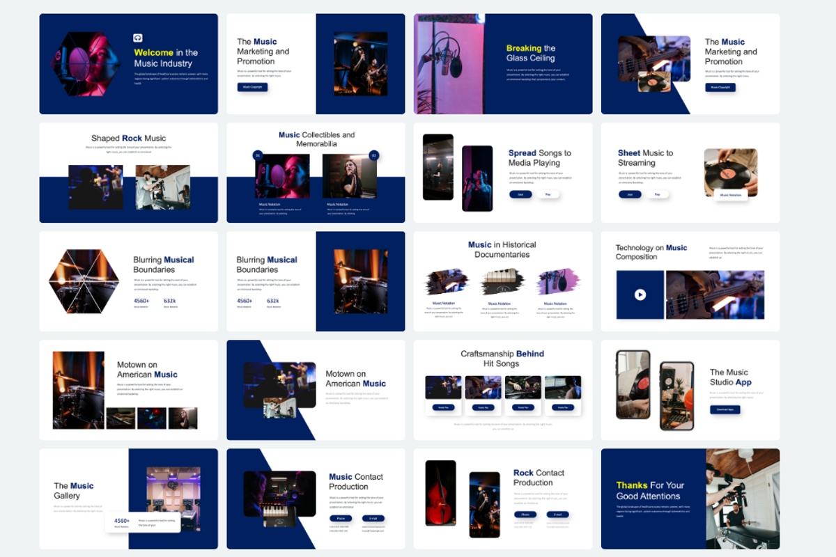Musical Event Presentation, a Presentation Template by Hammad Arif (Photo 2 of 2)