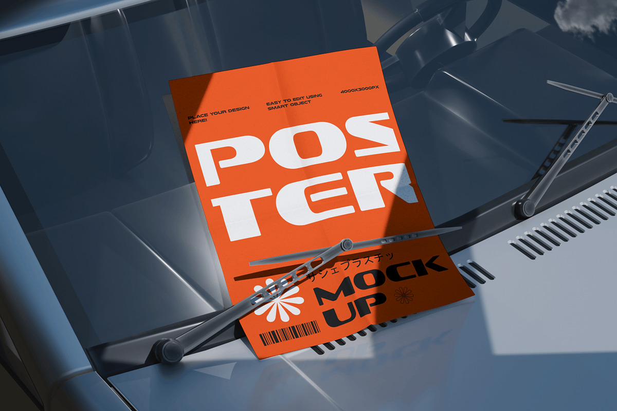 Poster Mockup, an Advertising Mockup by megostudi0 (Photo 2 of 3)