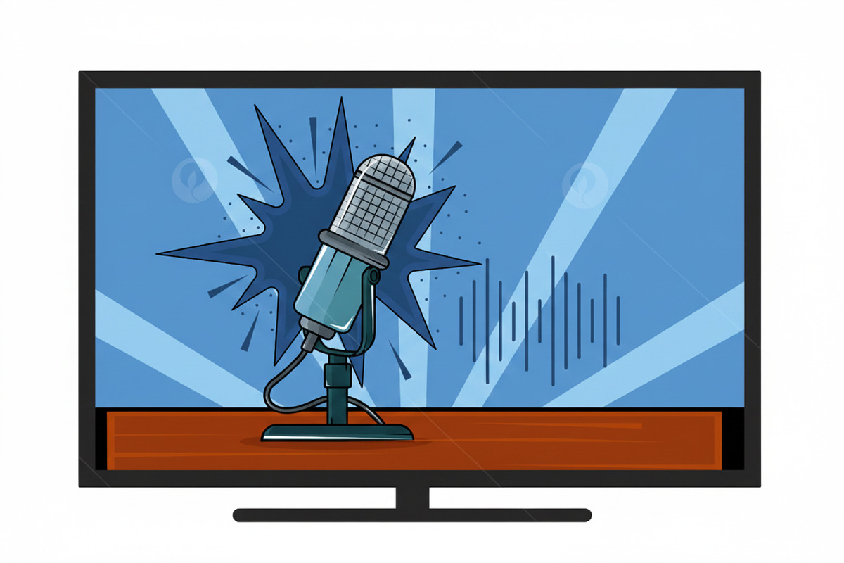 Retro microphone on a stand vector, a Decorative Illustration by zyxroun shop (Photo 3 of 3)