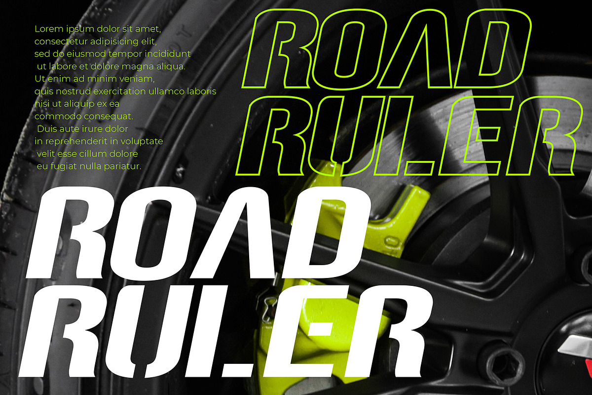 Speed Impact, a Font by asfgraphics (Photo 5 of 7)